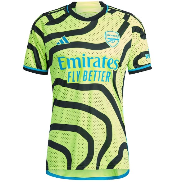 Maillot Arsenal Extérieur 2023/24 - Cliquez sur l'image pour la fermer