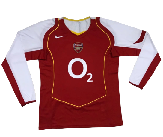 Maillot Arsenal Domicile 2004-05 ML - Cliquez sur l'image pour la fermer