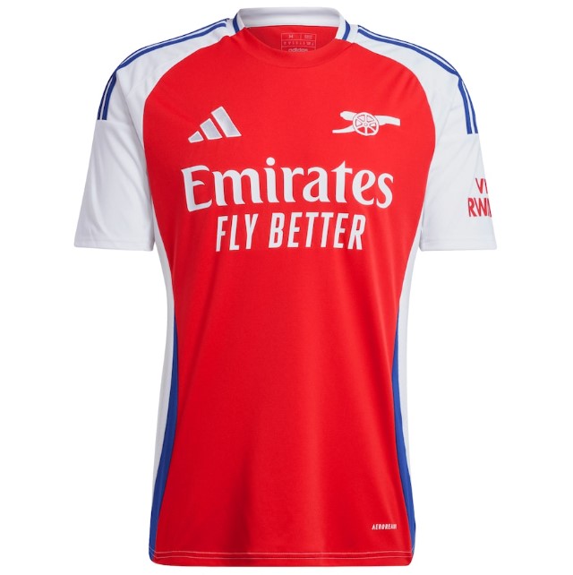 Maillot Arsenal Domicile 2024/25 - Cliquez sur l'image pour la fermer