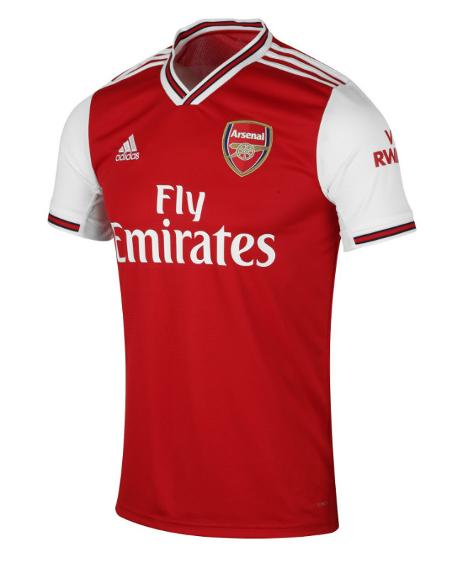 Maillot Arsenal Domicile 2019/20 - Cliquez sur l'image pour la fermer