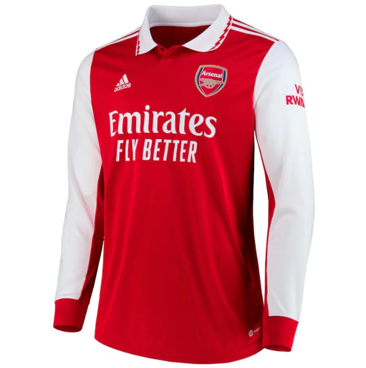 Maillot Arsenal Domicile 2022/23 ML - Cliquez sur l'image pour la fermer