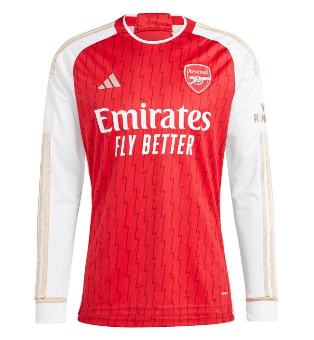 Maillot Arsenal Domicile 2023/24 ML - Cliquez sur l'image pour la fermer