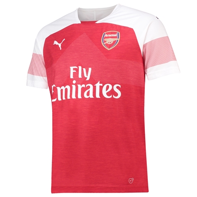 Maillot Arsenal Domicile 2018/19 - Cliquez sur l'image pour la fermer