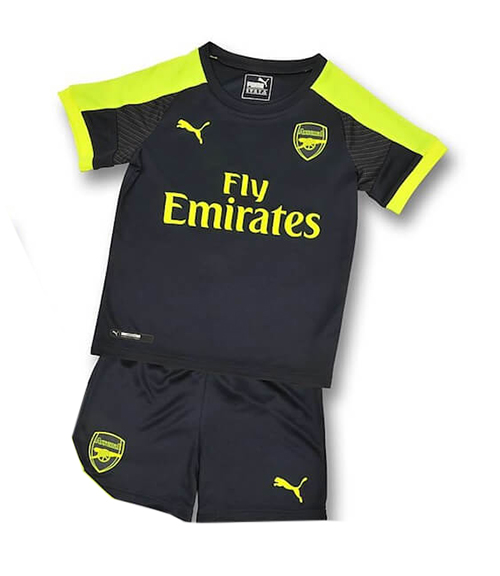 Kit Junior Arsenal Third 2016/17 - Cliquez sur l'image pour la fermer