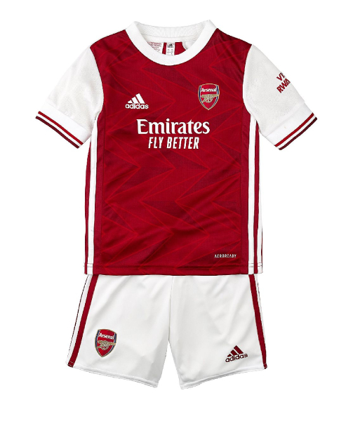 Arsenal Domicile 2020/21 Junior Kit - Cliquez sur l'image pour la fermer