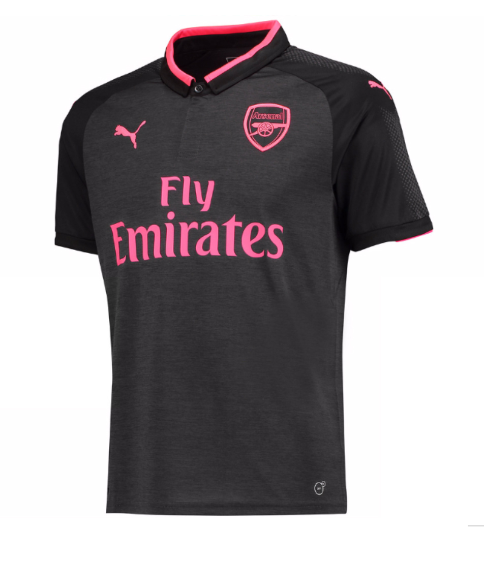 Maillot Arsenal Third 2017/18 - Cliquez sur l'image pour la fermer