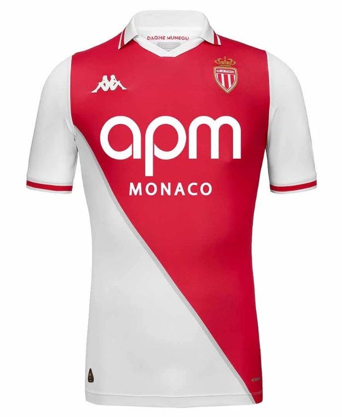 Maillot AS Monaco Domicile 2024/25 - Cliquez sur l'image pour la fermer