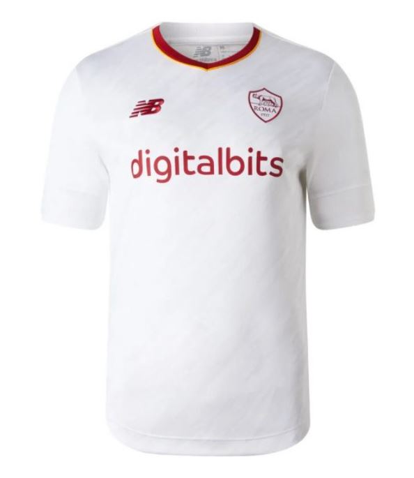 Maillot AS Roma Extérieur 2022/23 - Cliquez sur l'image pour la fermer
