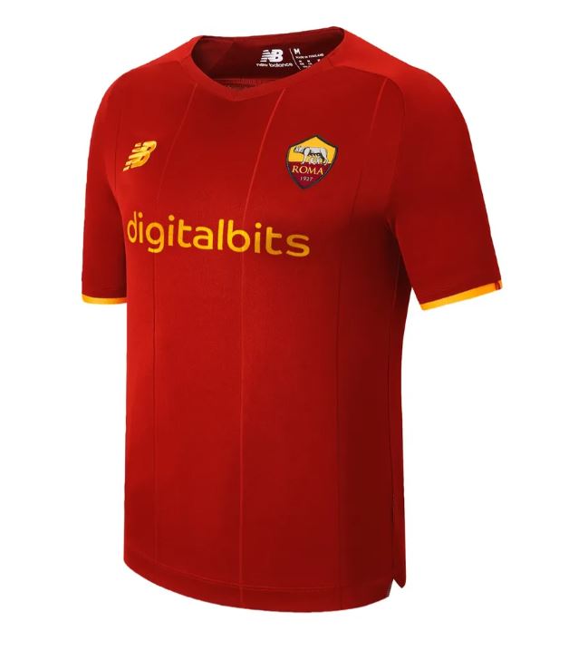 Maillot AS Roma Domicile 2021/22 - Cliquez sur l'image pour la fermer