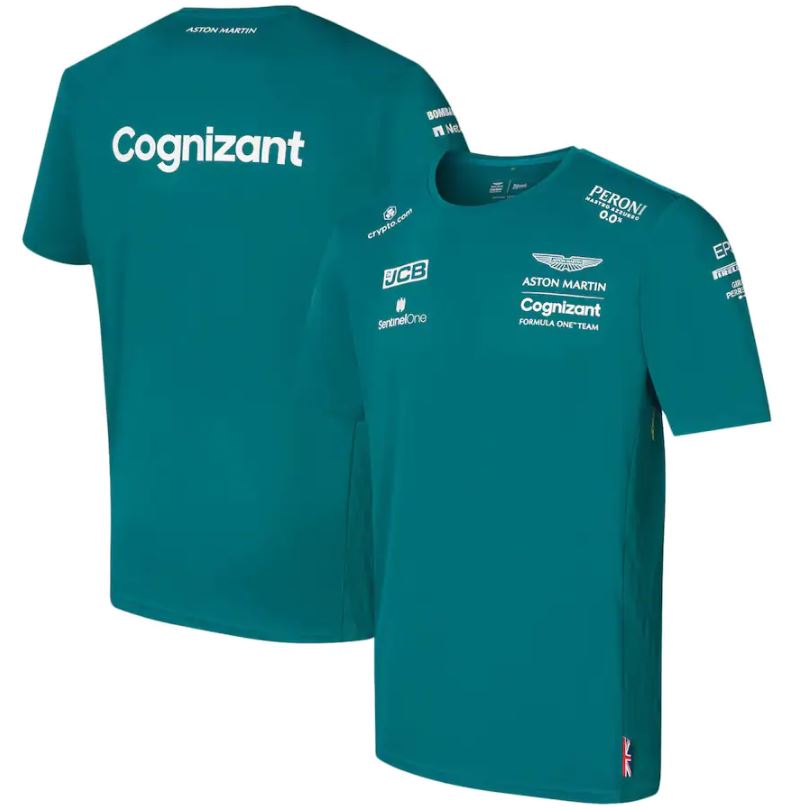 T-Shirt Équipe Aston Martin F1 Cognizant 2022 - Cliquez sur l'image pour la fermer