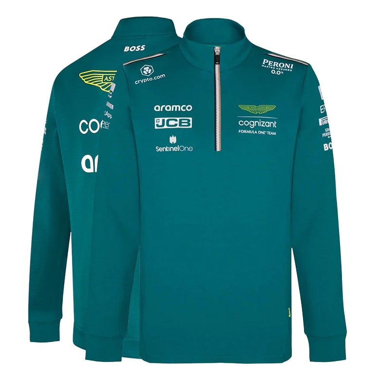 Sweat à demi-zip Aston Martin 2024 - Cliquez sur l'image pour la fermer