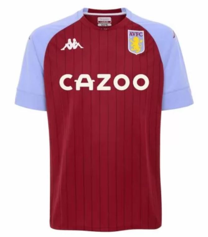 Maillot Aston Villa Domicile 2020/21 - Cliquez sur l'image pour la fermer
