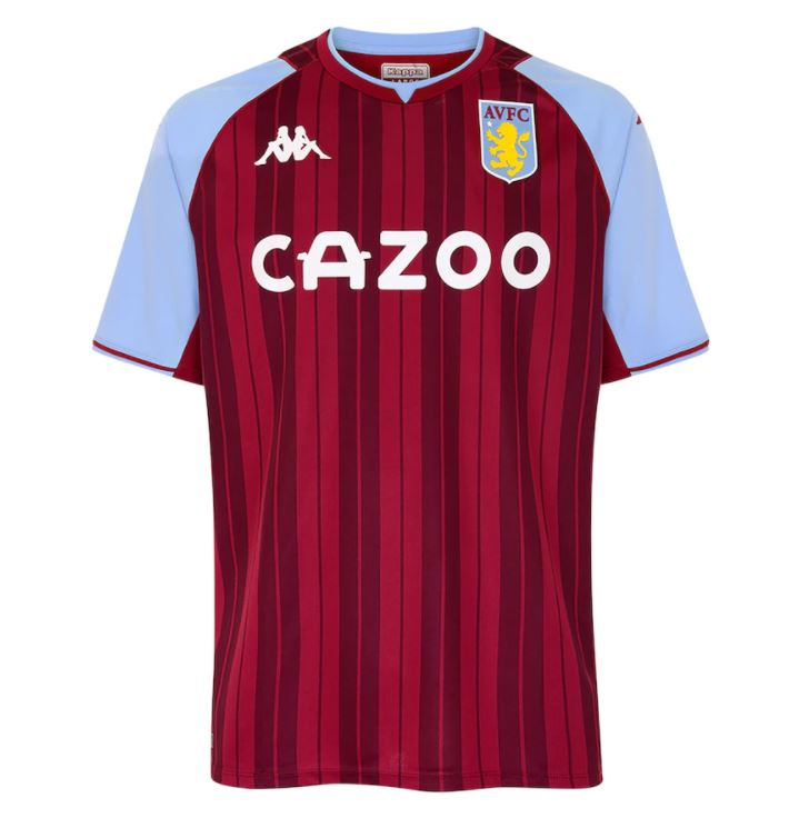 Maillot Aston Villa Domicile 2021/22 - Cliquez sur l'image pour la fermer