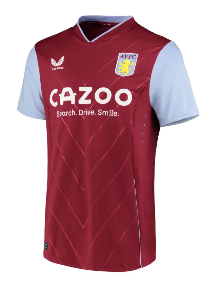 Maillot Aston Villa Domicile 2022/23 - Cliquez sur l'image pour la fermer
