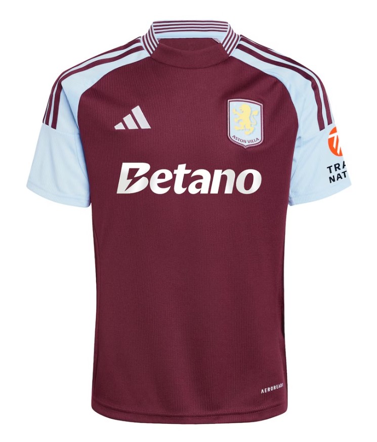 Maillot Aston Villa Domicile 2024/25 - Cliquez sur l'image pour la fermer