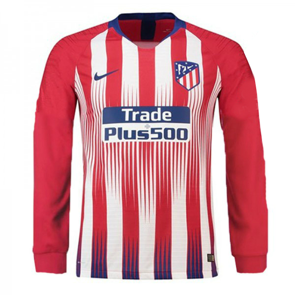 Maillot Atletico Madrid Domicile 2018/19 ML - Cliquez sur l'image pour la fermer