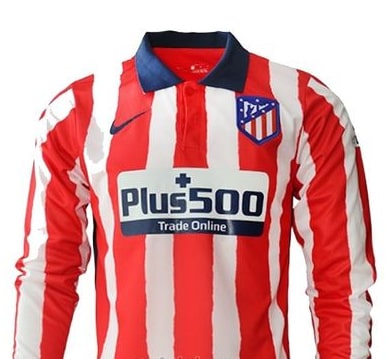 Maillot Atletico Madrid Domicile 2020/21 ML - Cliquez sur l'image pour la fermer
