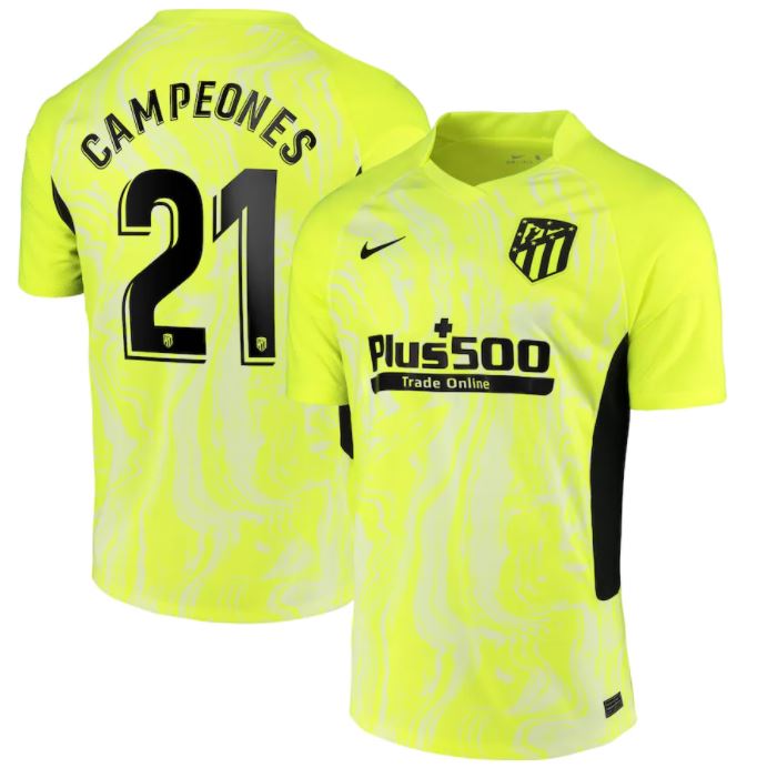 Maillot Atletico Madrid Third 20/21 - CAMPEONES - Cliquez sur l'image pour la fermer