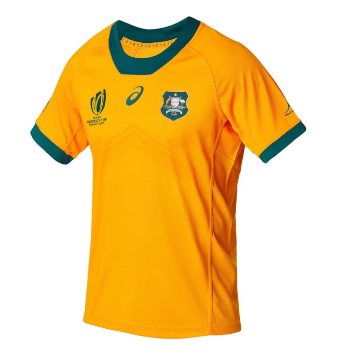 Maillot Australie Domicile Rugby WC23 - Cliquez sur l'image pour la fermer