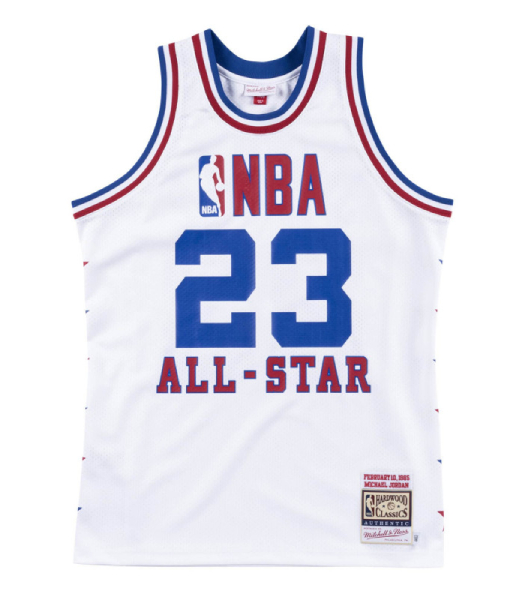 Michael Jordan, All-Star Mitchell & Ness - 1985 - Cliquez sur l'image pour la fermer