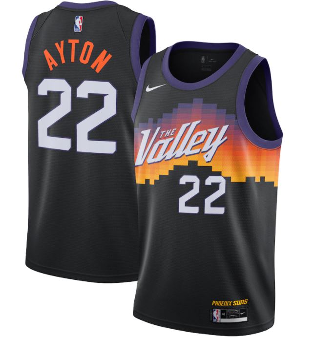 Deandre Ayton, Phoenix Suns 2020/21 - City Edition - Cliquez sur l'image pour la fermer