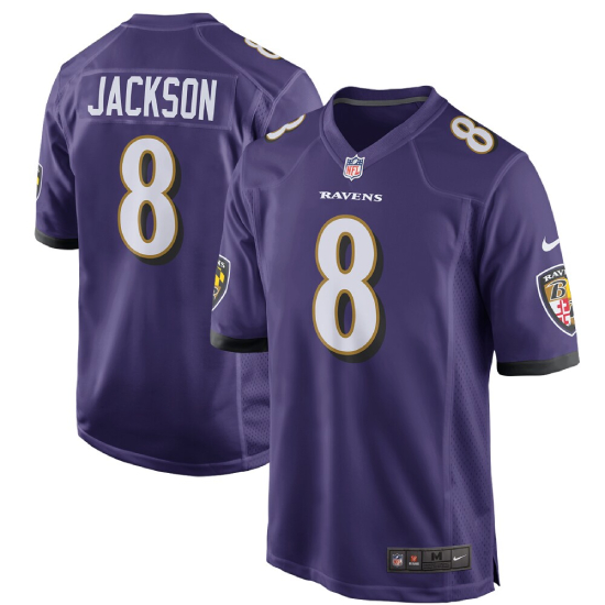 Lamar Jackson, Baltimore Ravens - Purple - Cliquez sur l'image pour la fermer