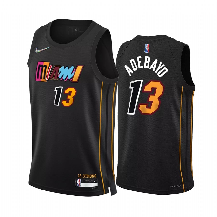 Bam Adebayo, Miami Heat 2021/22 - City Edition - Cliquez sur l'image pour la fermer