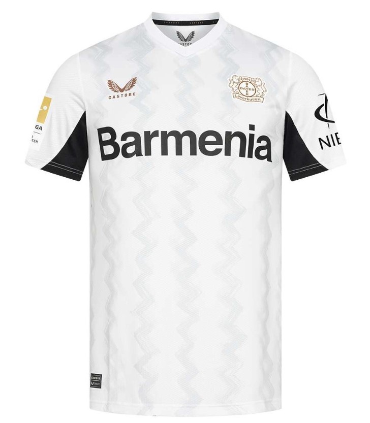 Maillot Bayer 04 Leverkusen Extérieur 2024/25 - Cliquez sur l'image pour la fermer