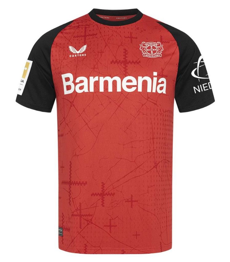 Maillot Bayer 04 Leverkusen Domicile 2024/25 - Cliquez sur l'image pour la fermer