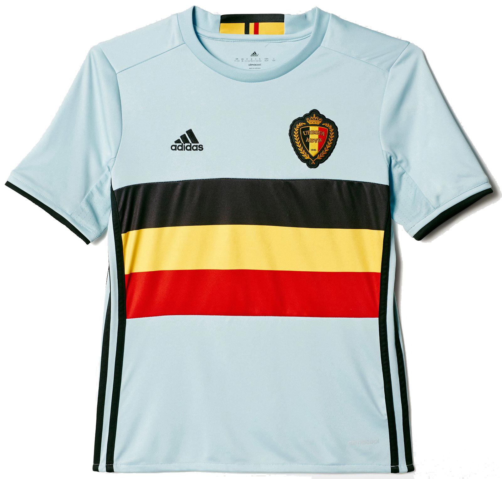 Maillot Belgique Exterieur, Euro 2016 - Cliquez sur l'image pour la fermer