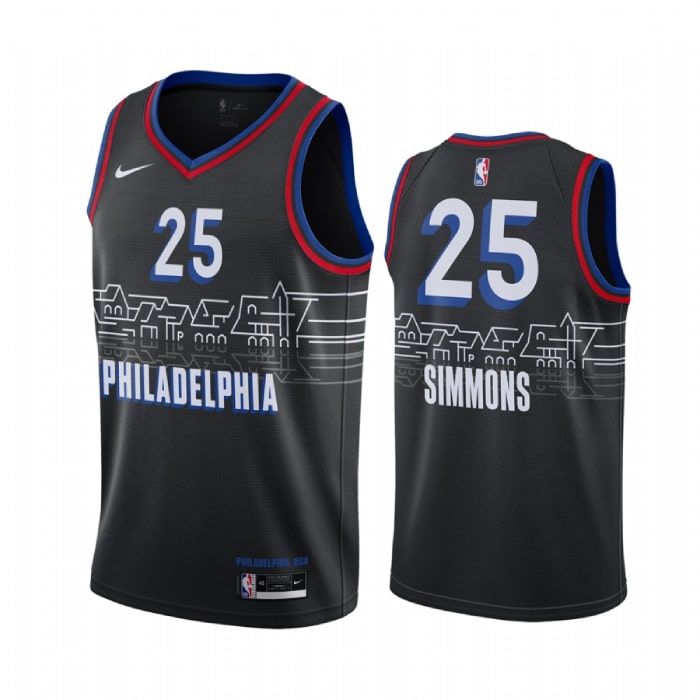 Ben Simmons, Philadelphia 76ers 2020/21 - City Edition - Cliquez sur l'image pour la fermer