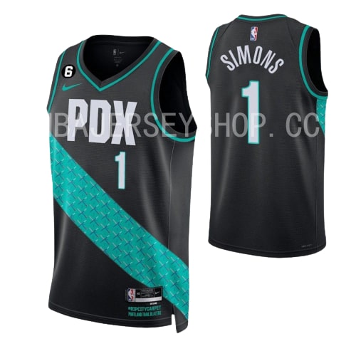 Anfernee Simons, Portland Trail Blazers 2022/23 - City - Cliquez sur l'image pour la fermer