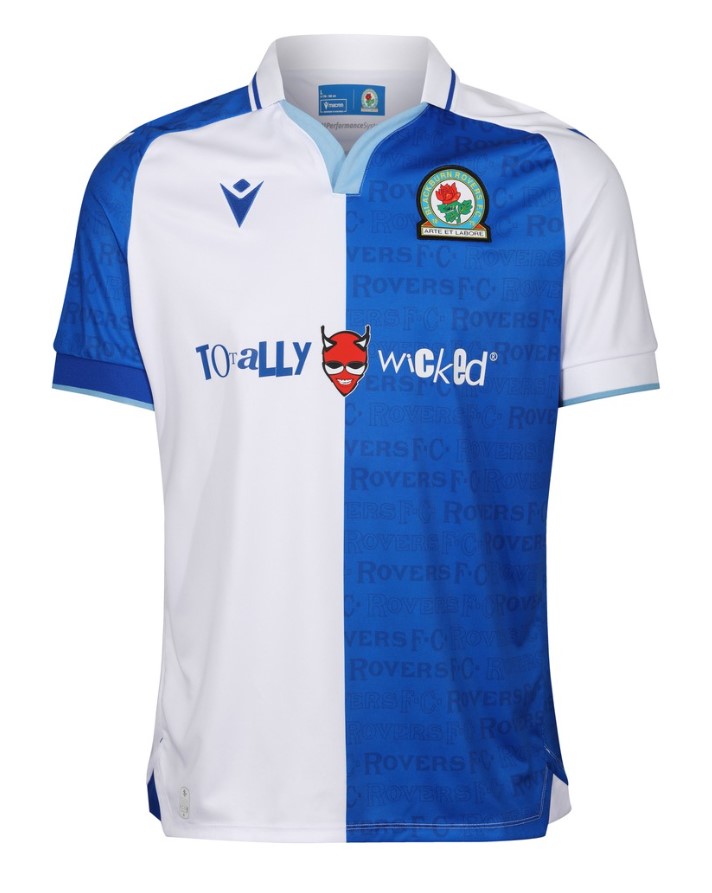 Maillot Blackburn Rovers Domicile 2023/24 - Cliquez sur l'image pour la fermer