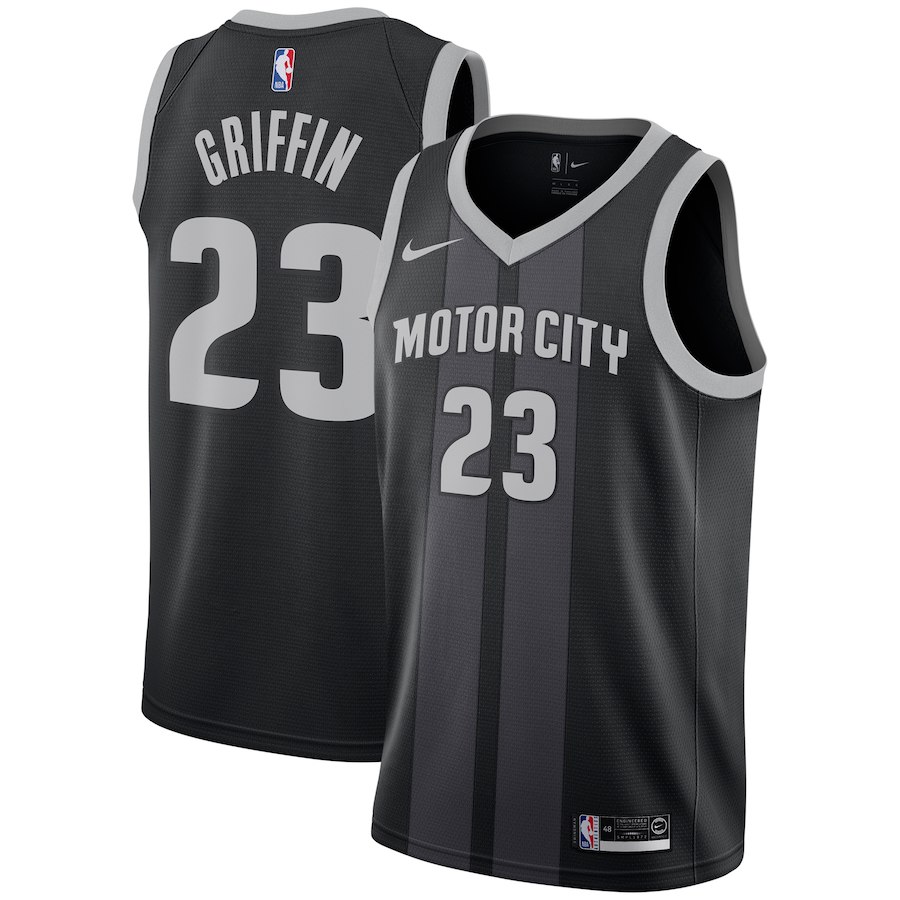 Blake Griffin, Detroit Pistons 2018/19 - City Edition - Cliquez sur l'image pour la fermer
