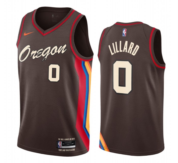 Damian Lillard, Portland Trail Blazers 2020/21 - City Edition - Cliquez sur l'image pour la fermer