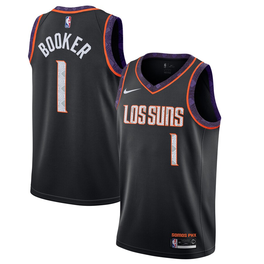 Devin Booker, Phoenix Suns 2019/20 - City Edition - Cliquez sur l'image pour la fermer
