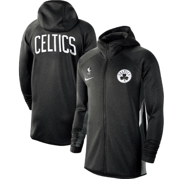 Veste zippé à capuche Boston Celtics - Black - Cliquez sur l'image pour la fermer