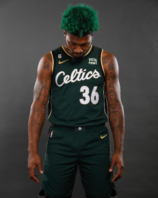 Marcus Smart, Boston Celtics 2022/23 - City Edition - Cliquez sur l'image pour la fermer