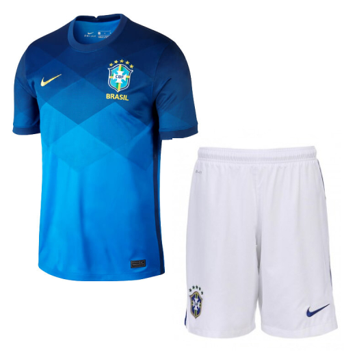 Brésil Extérieur 2020/21 Junior Kit - Cliquez sur l'image pour la fermer