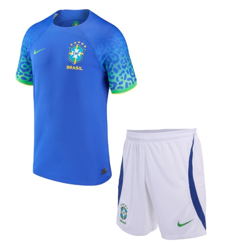 Brésil Extérieur 2022/23 Junior Kit - Cliquez sur l'image pour la fermer