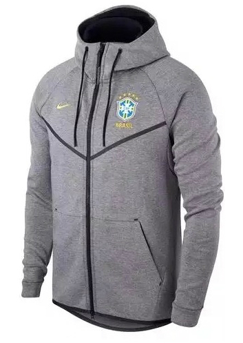 Veste zippé à capuche Brésil 2018/19 - Cliquez sur l'image pour la fermer