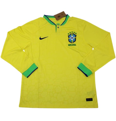 Maillot Brésil Domicile 2022 ML - Cliquez sur l'image pour la fermer