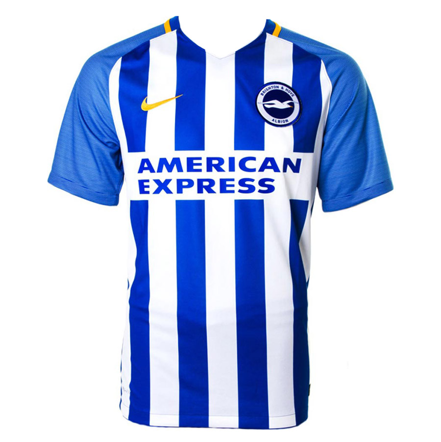 Maillot Brighton & Hove Albion Domicile 2017/18 - Cliquez sur l'image pour la fermer