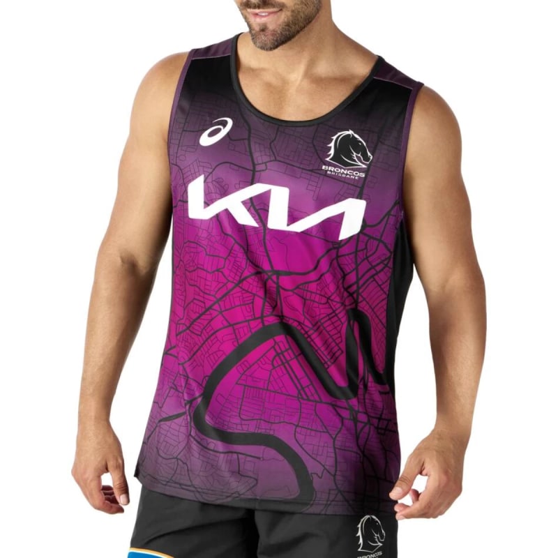 Brisbane Broncos Training Singlet 2024 - Cliquez sur l'image pour la fermer