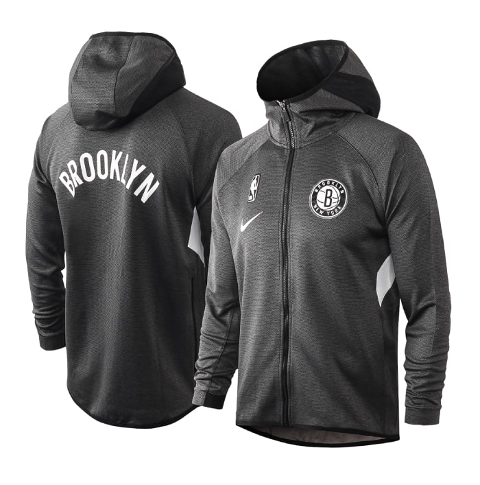 Veste zippé à capuche Brooklyn Nets - Black - Cliquez sur l'image pour la fermer