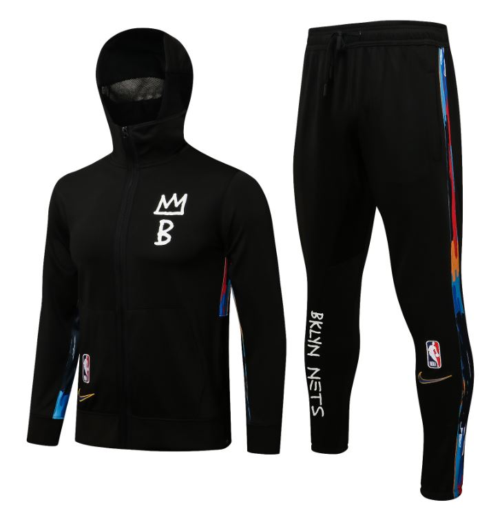 Survêtement Brooklyn Nets 21/22 - Black - Cliquez sur l'image pour la fermer
