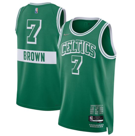 Jaylen Brown, Boston Celtics 2021/22 - City Edition - Cliquez sur l'image pour la fermer