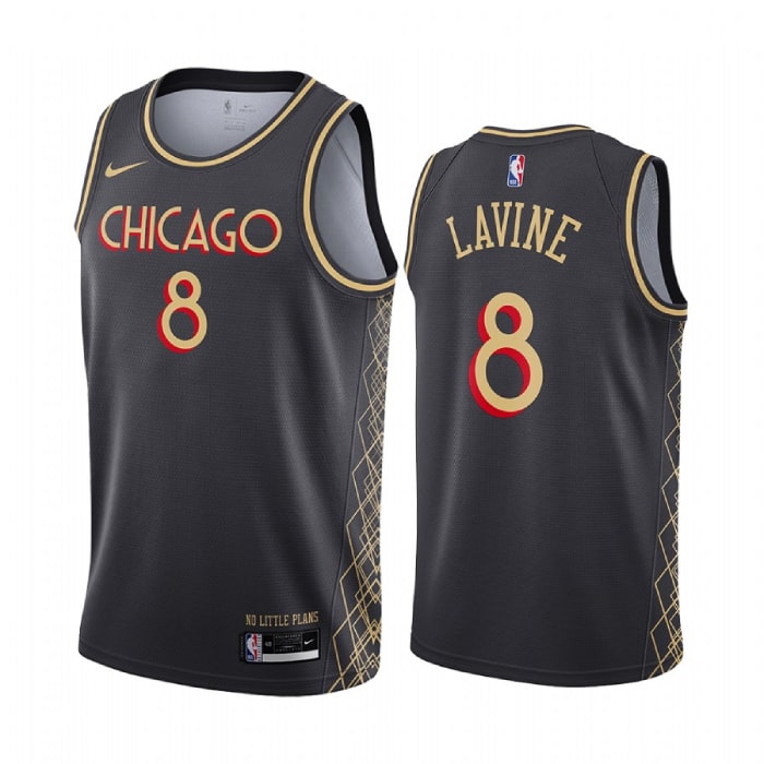 Zach LaVine, Chicago Bulls 2020/21 - City Edition - Cliquez sur l'image pour la fermer