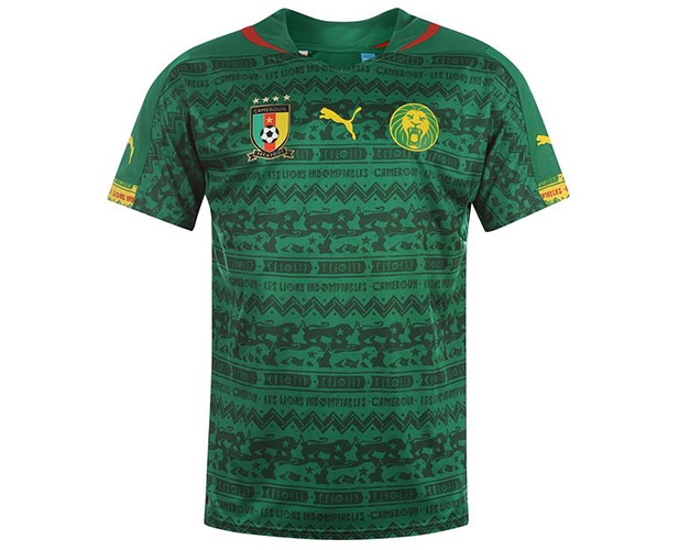 Maillot Cameroun Domicile 2014 - Cliquez sur l'image pour la fermer