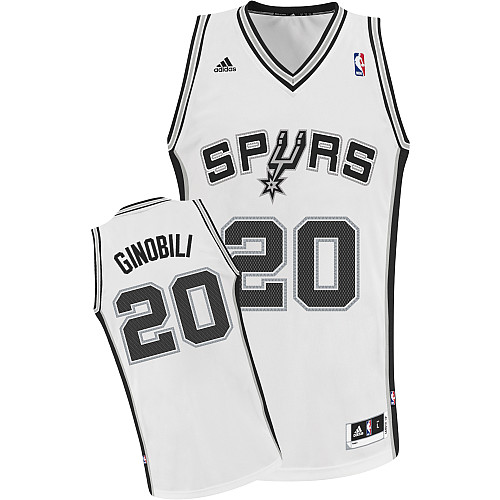 Manu Ginobili, San Antonio Spurs 2011/2012 [Blanc] - Cliquez sur l'image pour la fermer